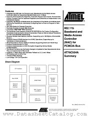 AT76C504A datasheet pdf Atmel