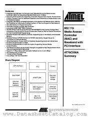 AT76C506A datasheet pdf Atmel