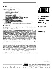 AT78C5001 datasheet pdf Atmel