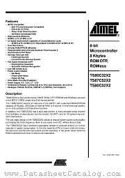 TS80C52X2 datasheet pdf Atmel