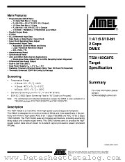 TS81102G0FS datasheet pdf Atmel