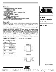 AT93C46C datasheet pdf Atmel