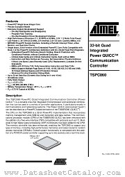 TSPC860 datasheet pdf Atmel