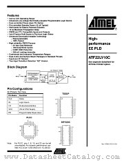 ATF22LV10C datasheet pdf Atmel