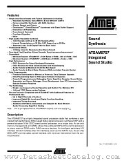 ATSAM9707 datasheet pdf Atmel