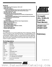 AT49BV162A datasheet pdf Atmel
