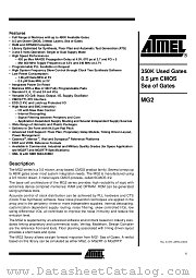 MG2 datasheet pdf Atmel