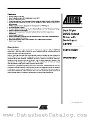 T6829 datasheet pdf Atmel