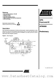 ATR0600 datasheet pdf Atmel