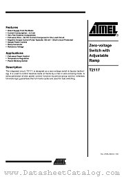 T2117 datasheet pdf Atmel