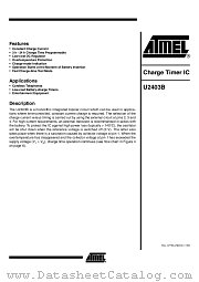 U2403B datasheet pdf Atmel