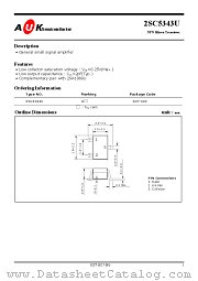 2SC5343U datasheet pdf AUK Corp