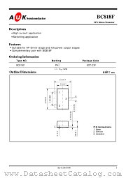 BC818F datasheet pdf AUK Corp