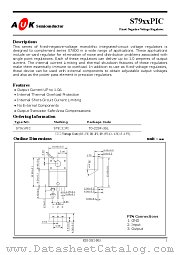 S7915PIC datasheet pdf AUK Corp