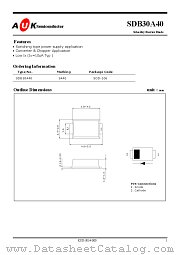 SDB30A40 datasheet pdf AUK Corp