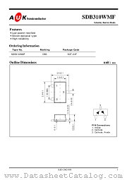 SDB310WMF datasheet pdf AUK Corp
