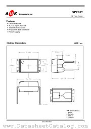 SPC817 datasheet pdf AUK Corp