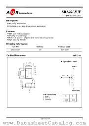 SRA2203UF datasheet pdf AUK Corp