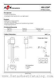 SRA2207 datasheet pdf AUK Corp
