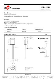 SRA2211 datasheet pdf AUK Corp