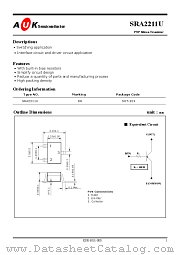 SRA2211U datasheet pdf AUK Corp