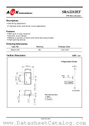 SRA2212EF datasheet pdf AUK Corp