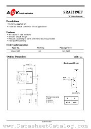 SRA2219EF datasheet pdf AUK Corp