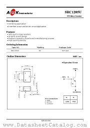SRC1205U datasheet pdf AUK Corp