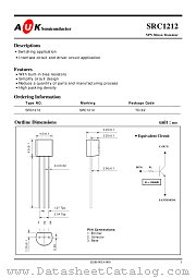 SRC1212 datasheet pdf AUK Corp