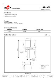 STA353 datasheet pdf AUK Corp