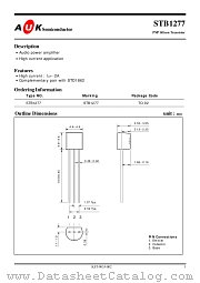 STB1277 datasheet pdf AUK Corp