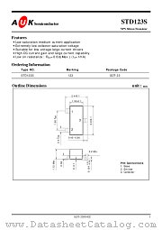 STD123S datasheet pdf AUK Corp