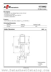 STD882 datasheet pdf AUK Corp