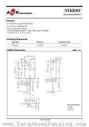 STK830F datasheet pdf AUK Corp
