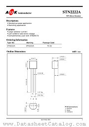 STN2222A datasheet pdf AUK Corp