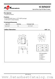 SUR502EF datasheet pdf AUK Corp