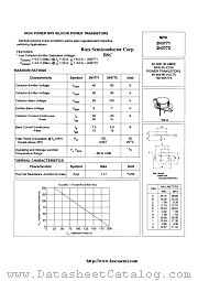 2N3771 datasheet pdf Boca Semiconductor Corporation