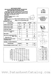 MJ10004 datasheet pdf Boca Semiconductor Corporation