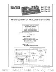 MP8408 datasheet pdf Burr Brown