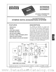 SDM856 datasheet pdf Burr Brown