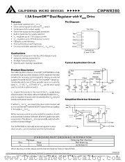 CMPWR280TO datasheet pdf California Micro Devices Corp