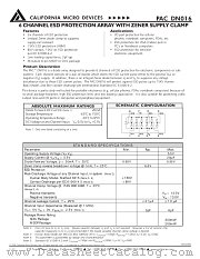 PACDN016M datasheet pdf California Micro Devices Corp
