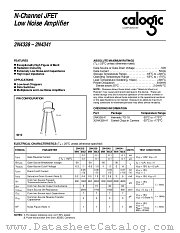 2N4338 datasheet pdf Calogic