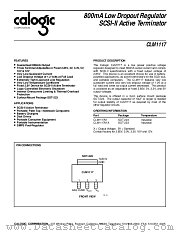CLM1117M datasheet pdf Calogic