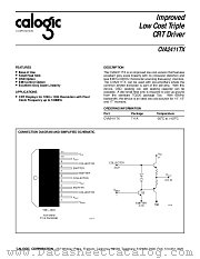 CVA2411TX datasheet pdf Calogic