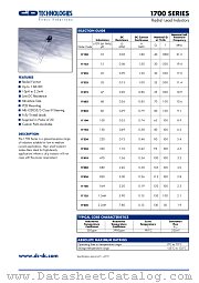 17105 datasheet pdf C&D Technologies