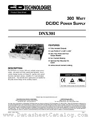 DNX301-U3B datasheet pdf C&D Technologies