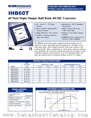 IHB60T240315 datasheet pdf C&D Technologies