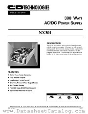NX301-U4F datasheet pdf C&D Technologies