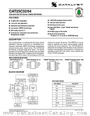 CAT25C32 datasheet pdf Catalyst Semiconductor